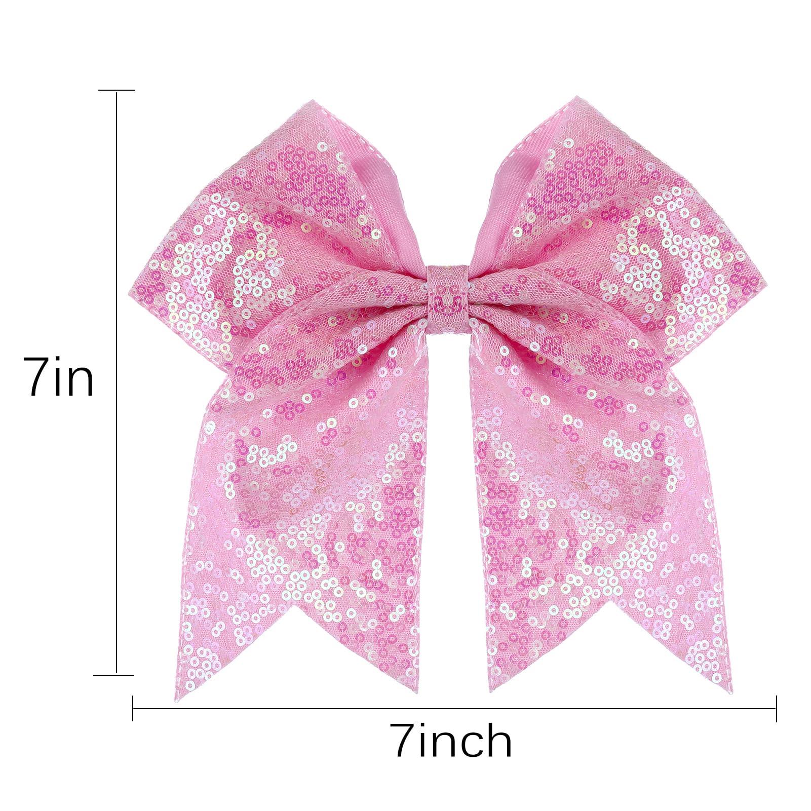 Zolyco bow paired with a cheer uniform showing team-ready flair