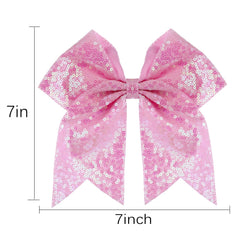 Zolyco bow paired with a cheer uniform showing team-ready flair
