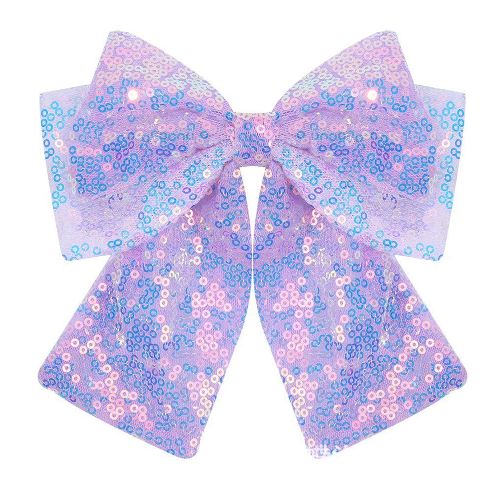 ZOONAI front view light purple bow showing sparkly finish and cute shape