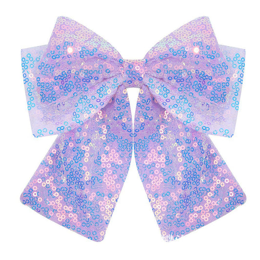 ZOONAI front view light purple bow showing sparkly finish and cute shape