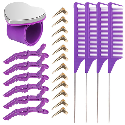 Zorliton full 23-piece set laid out, showing organized tools for quick styling