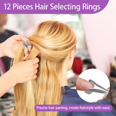 Zorliton grouping of sectioning clips showing secure hold benefit
