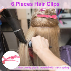Zorliton sectioning clips securing a braid to maintain tension and neat sections
