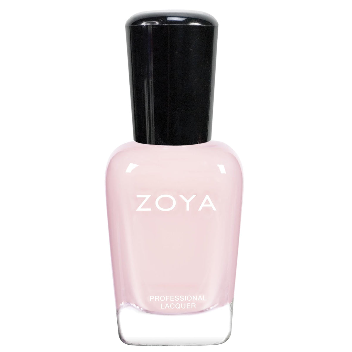 ZOYA Bela front bottle showing ballet slipper pink and label benefits