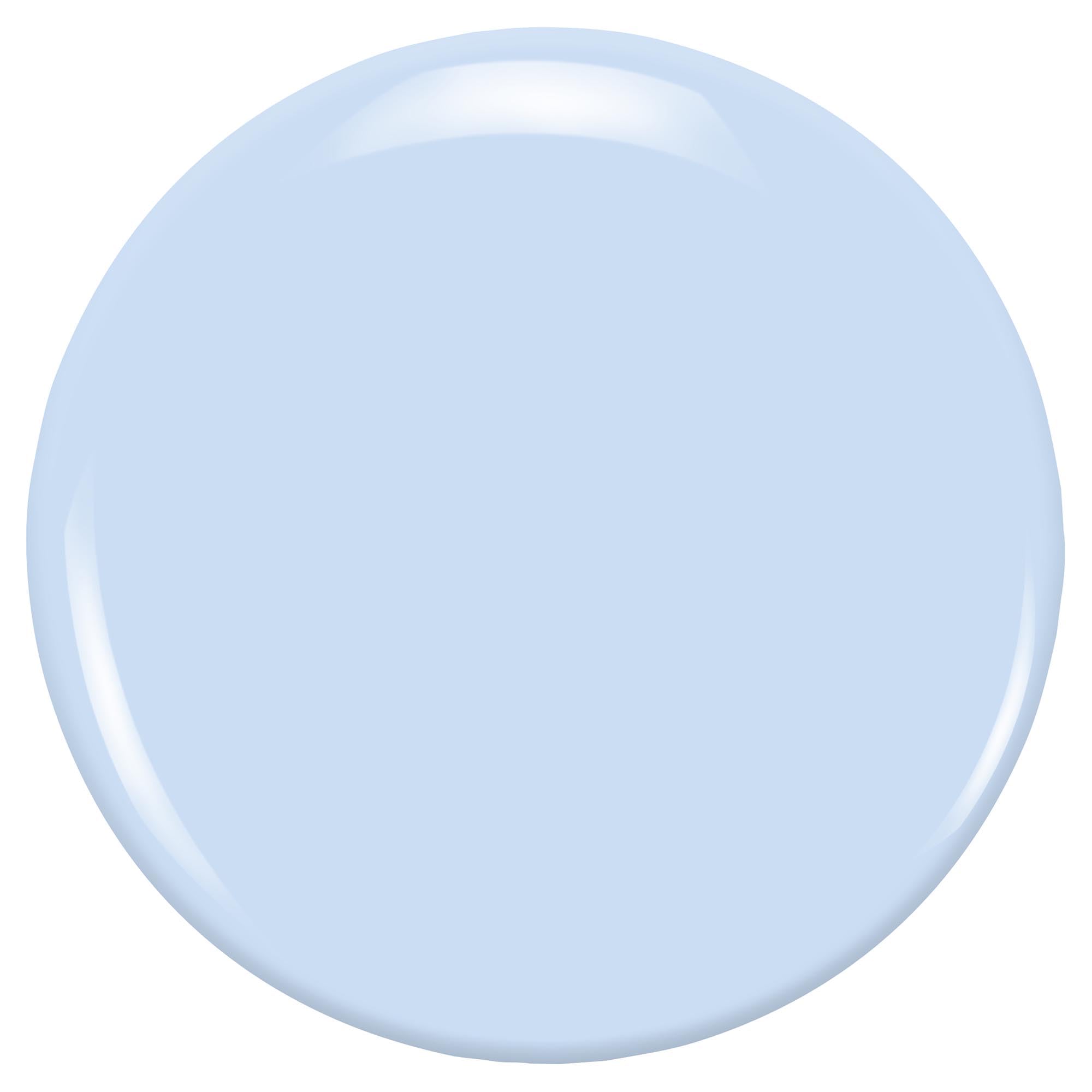 ZOYA Blu painted nails close-up swatch showing smooth cream finish