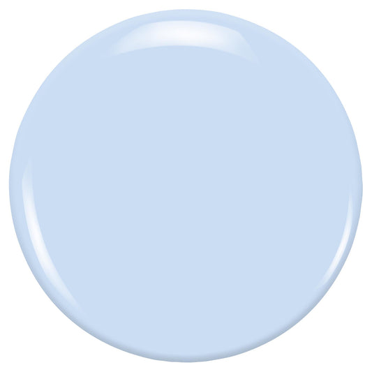 ZOYA Blu painted nails close-up swatch showing smooth cream finish