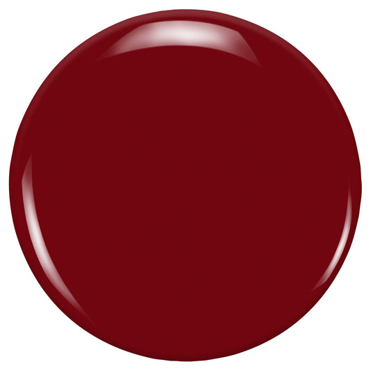 ZOYA Courtney applied on nails in lifestyle setting, flattering neutral vampy red