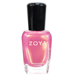 ZOYA Happi front bottle showing label and reflective pink mauve finish for easy identification and appeal
