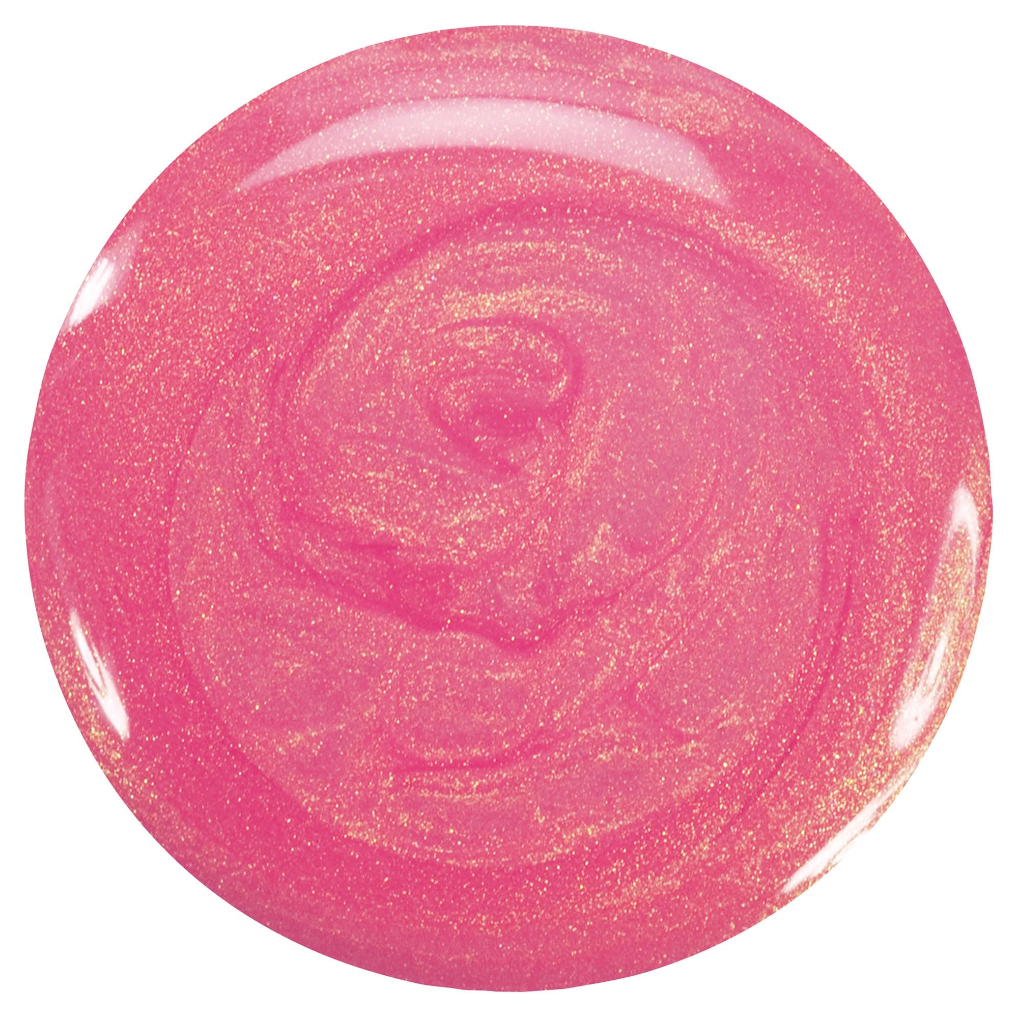 ZOYA Happi swatch on nails showing duochrome peachy-pink shift for wardrobe-matching inspiration