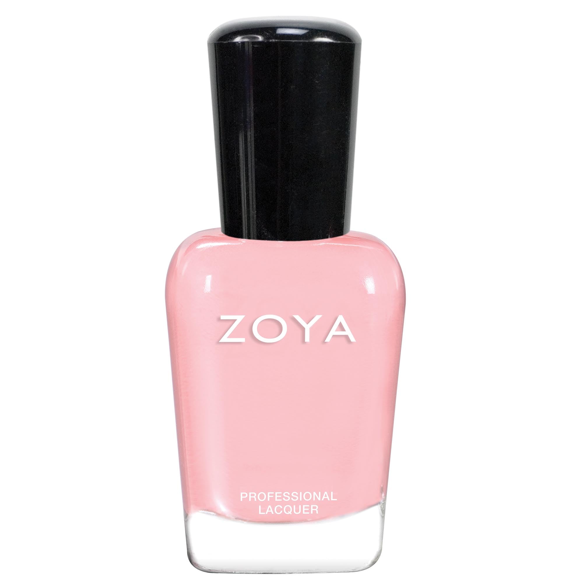 ZOYA Joey front bottle view showing warm light-pink cream polish and neat cap