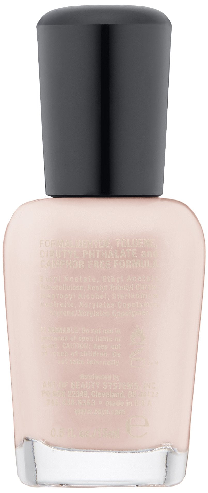 ZOYA Madison brush stroke close-up showing smooth milky cream texture and even coverage