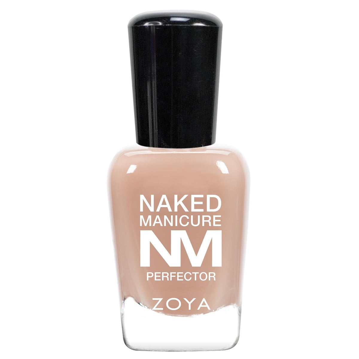 ZOYA bottle front view showing cool-beige nude shade and clean formula benefit