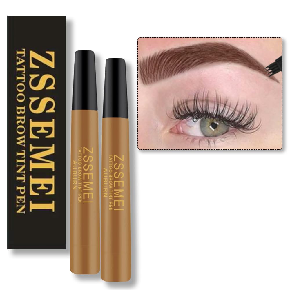 ZSSEMEI auburn front packaging showing product and benefits