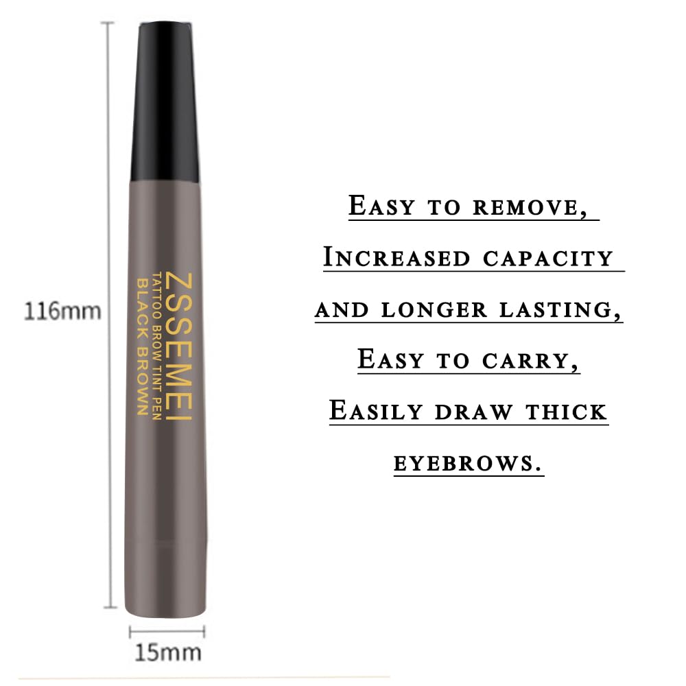 ZSSEMEI pens inside a small makeup pouch for on-the-go touch-ups