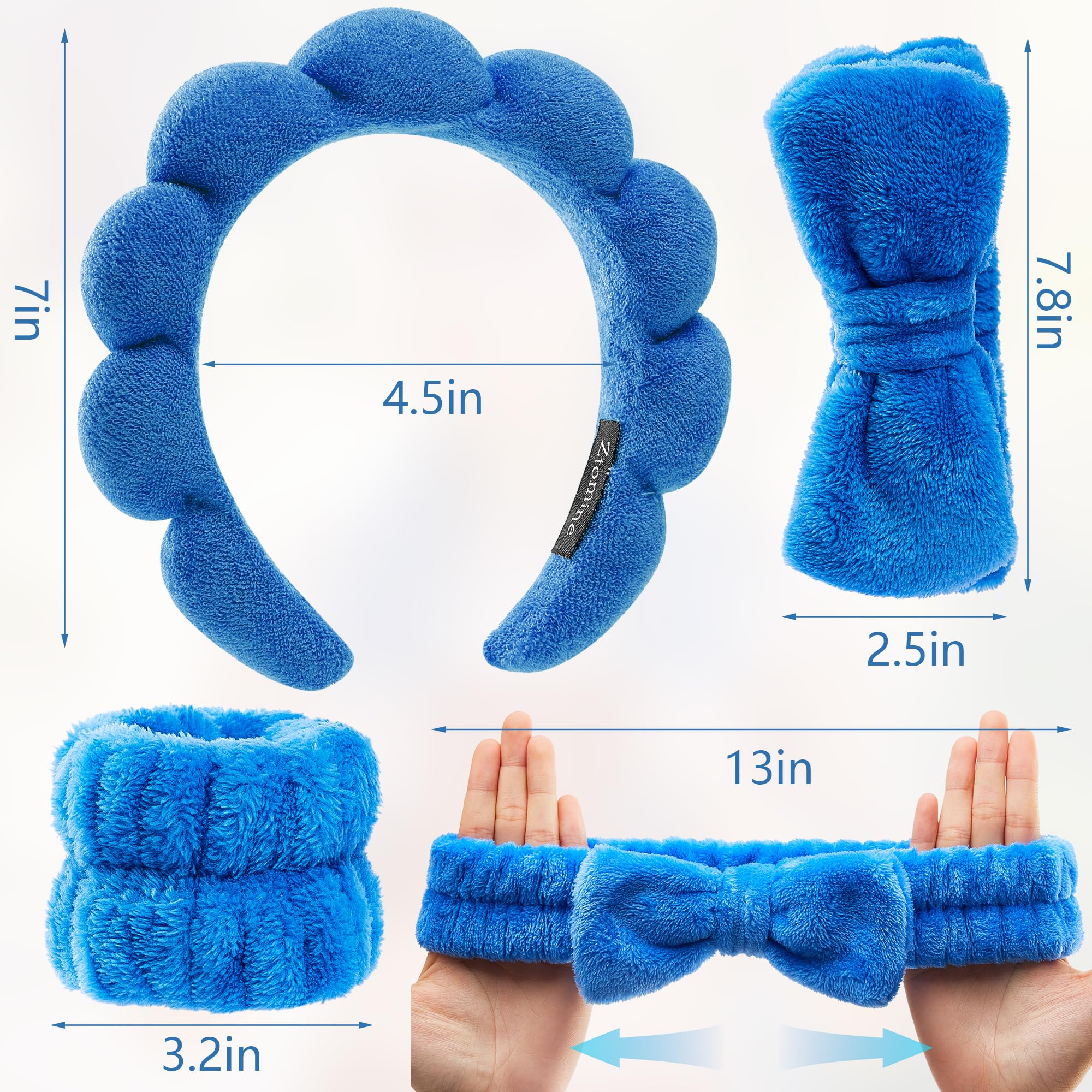 Ztomine bubble headband close-up texture for soft comfortable grip