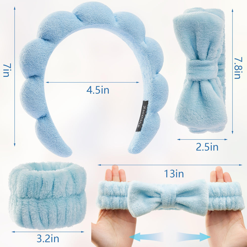 Ztomine bow headband detail showing soft fabric and stylish accent