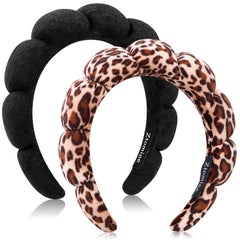 Ztomine front packaging showing the two terrycloth headbands and benefits