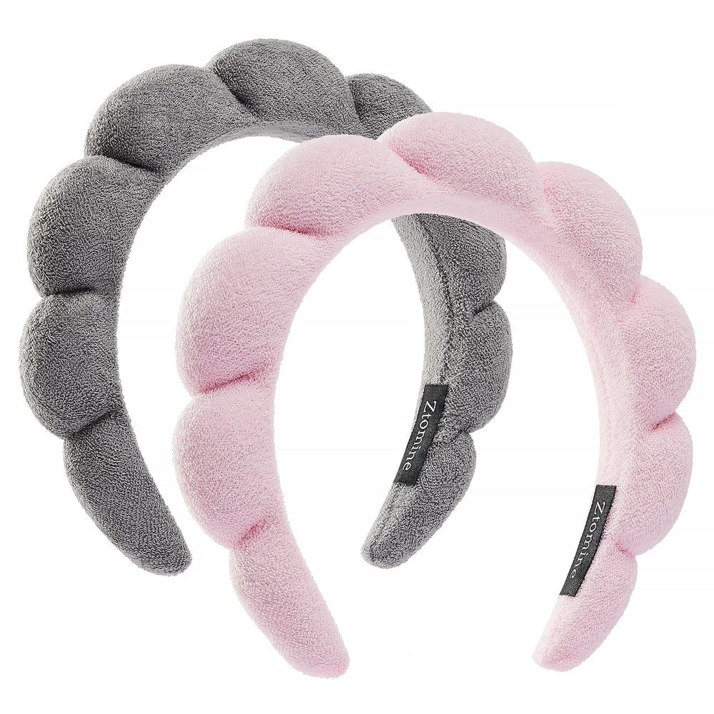 Ztomine front packaging showing pink and grey headbands and benefits
