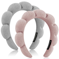 Ztomine front view showing both headbands and packaging, convenient storage benefit