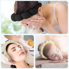 Ztomine headband held in hand to show scale and comfortable size