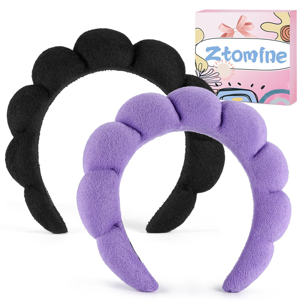 Ztomine headbands on a spa table styled for at-home treatments showing professional look