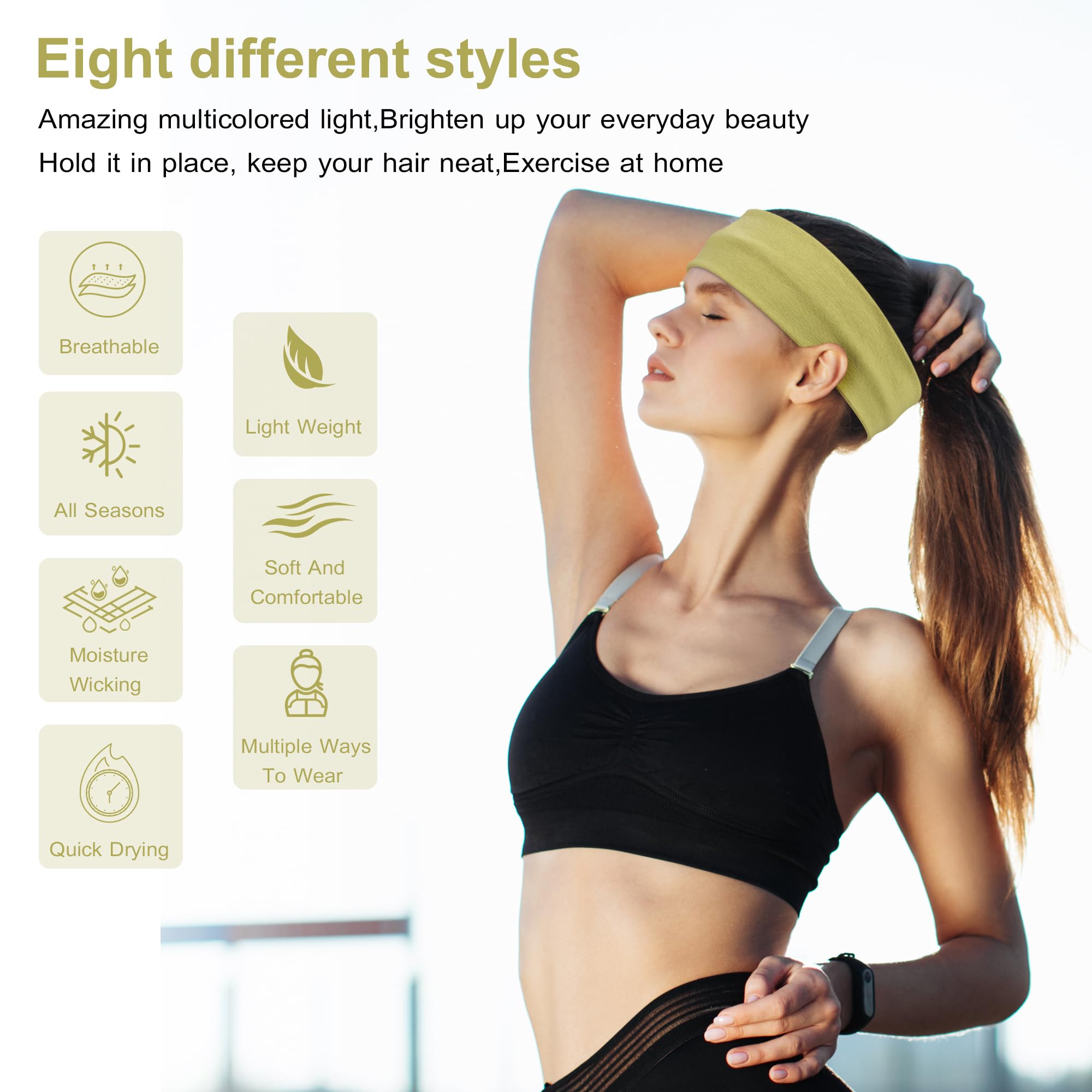 Ztomine single band close-up displaying soft fabric and a secure fit benefit