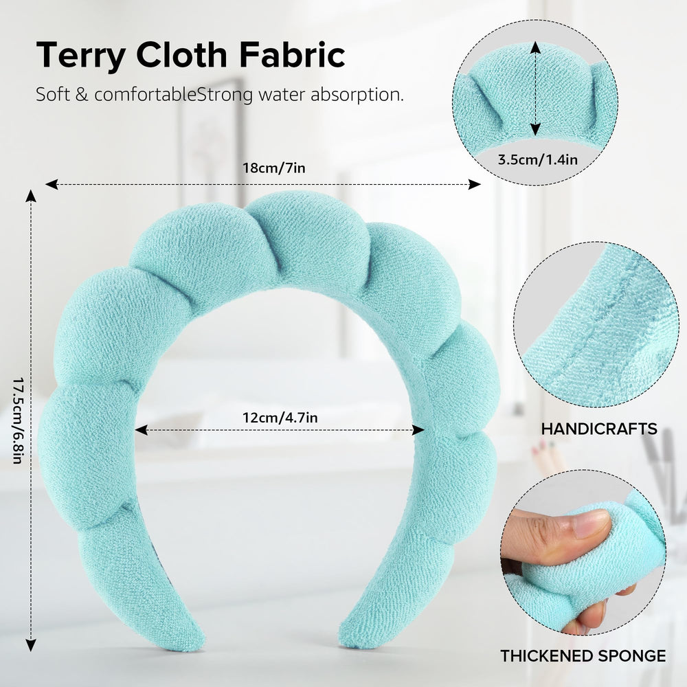 Ztomine headband beside hand illustrating 13-inch scale and fit benefit