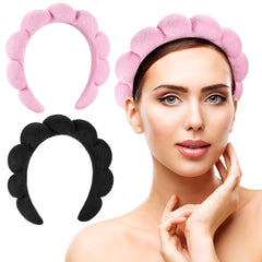 Ztomine headband in spa lifestyle setting showing professional look and comfort benefit