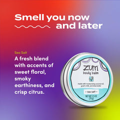 Zum balm being applied to an elbow for fast targeted hydration benefit