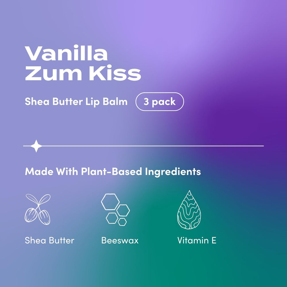 Zum Kiss texture close-up on balm surface, displaying smooth creamy finish benefit
