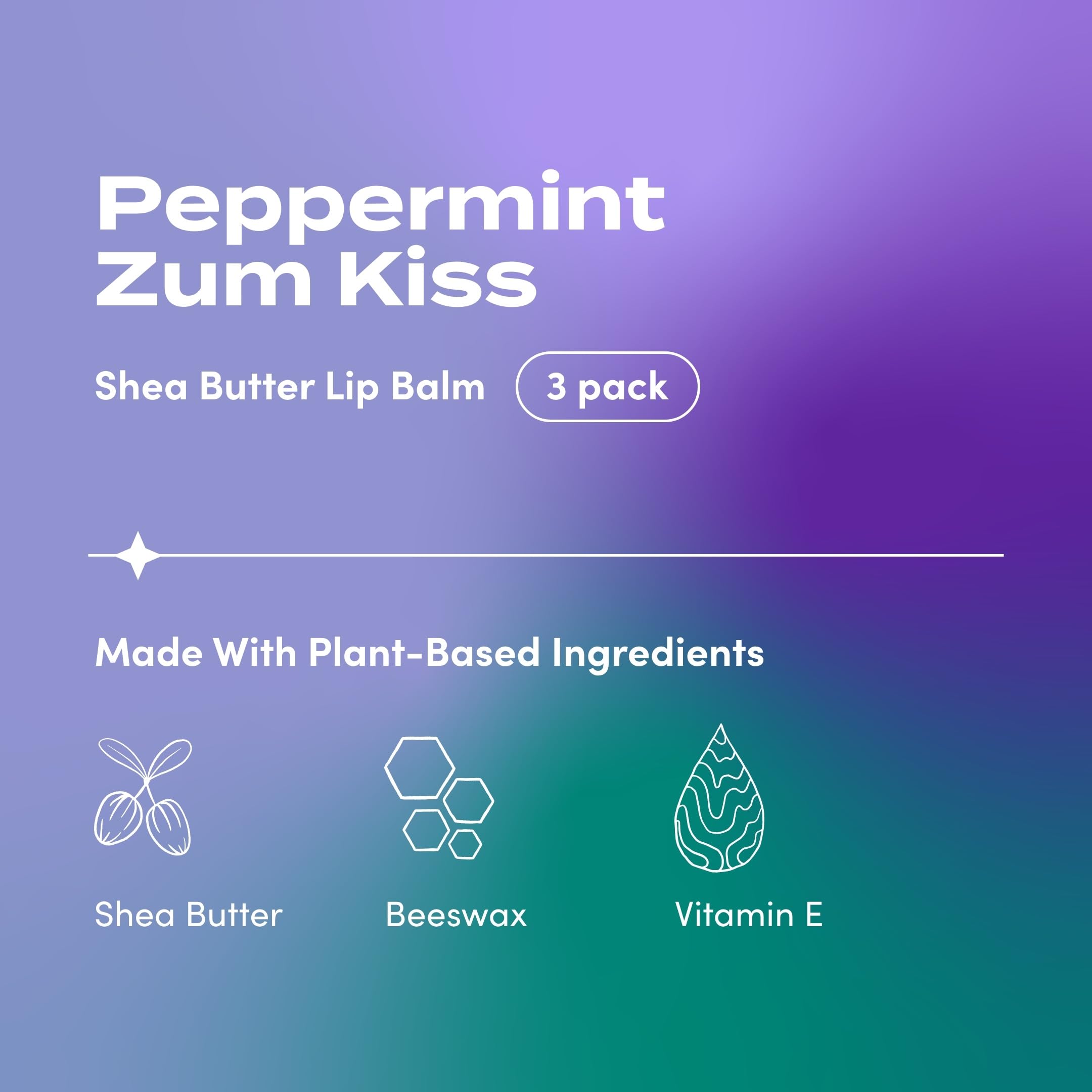 Zum twist-up mechanism visible with balm extended for easy application and control