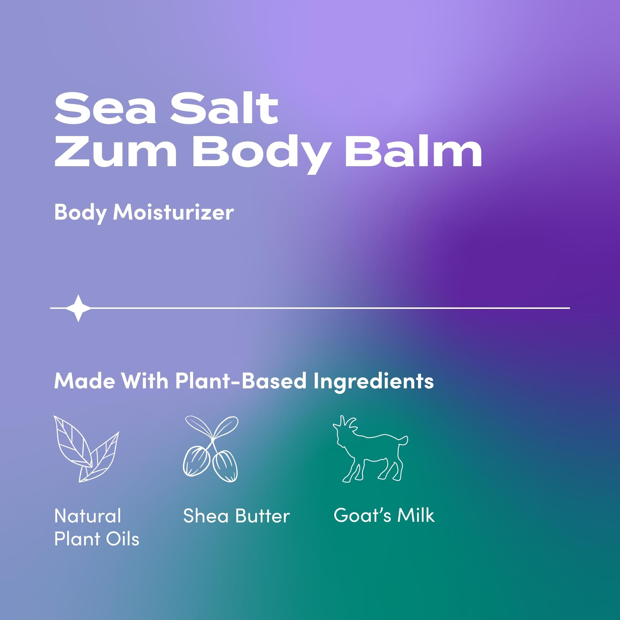 Zum texture closeup of creamy balm highlighting rich moisturizing benefit