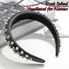 ZUYASEZ close-up of silver spikes showing metal detail benefit: standout texture