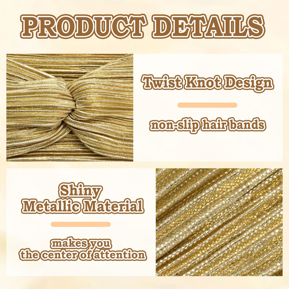 ZUYASEZ flat lay of four headbands showing color variety and texture