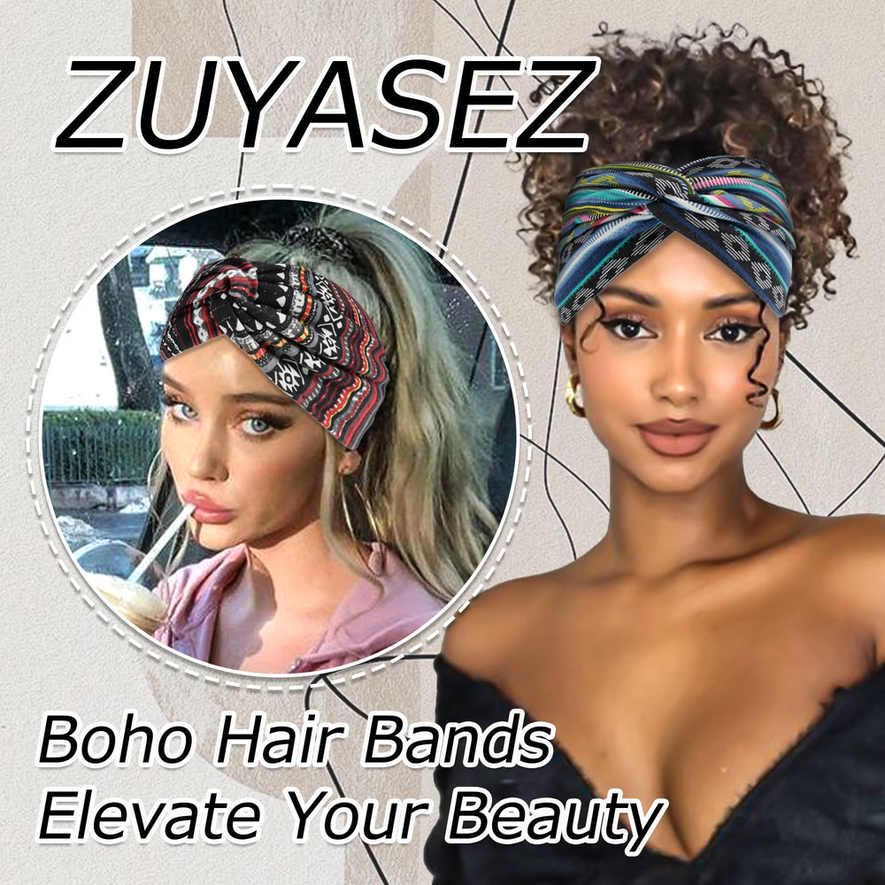ZUYASEZ headband paired with outfit showing versatile styling benefit