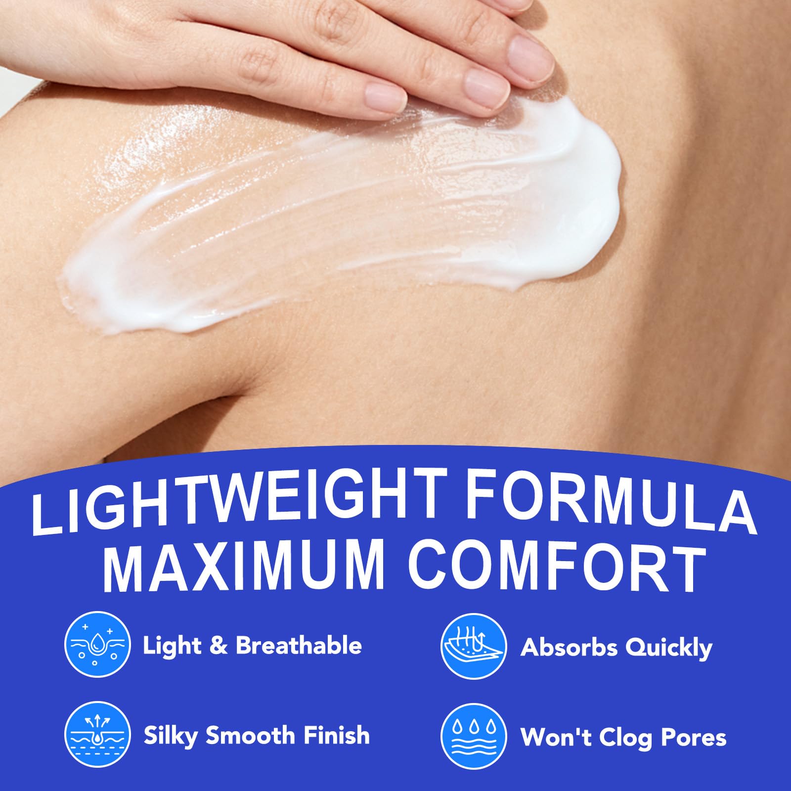 ZUZOKKAHA cream being dispensed onto hand for easy spot application