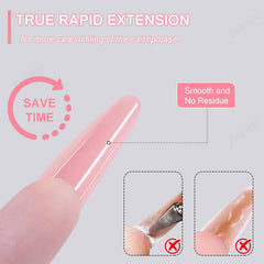 Zvarikto ultra-thin clear plastic texture that improves gel visibility and control