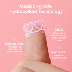 ZVYK close-up of hydrocolloid texture showing absorbent surface for protection