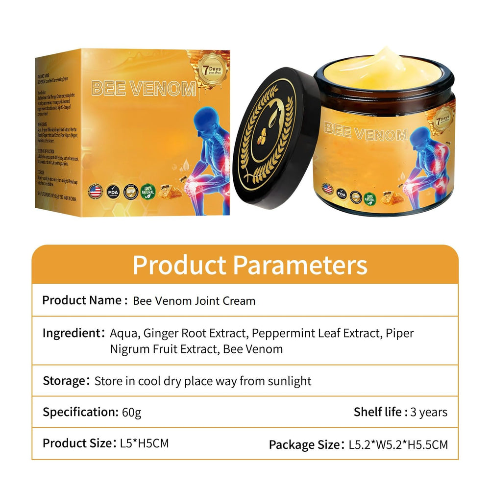 ZXZTSM bee venom ingredient visual emphasizing natural origin