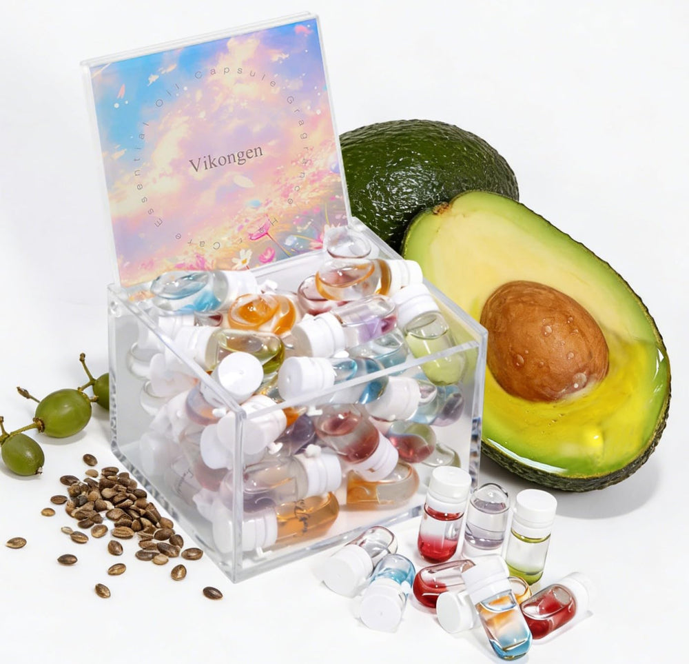 ZYiJinWanYiC front packaging showing 30 mini hair perfume vials for easy travel