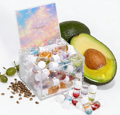 ZYiJinWanYiC front packaging showing 30 mini hair perfume vials for easy travel