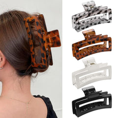 ZYTJ front packaging showing four jumbo claw clips and neat gift-ready box benefit: organized storage