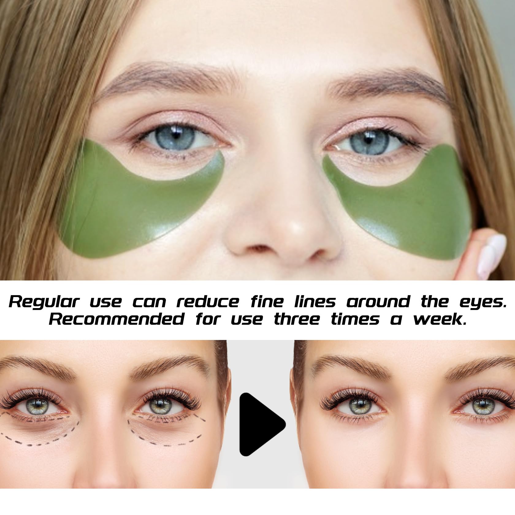 ZZCQzeze patch texture detail showing gel finish for fast hydration benefit