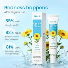 ZZILME ingredients label with arnica and vitamins listed for clarity